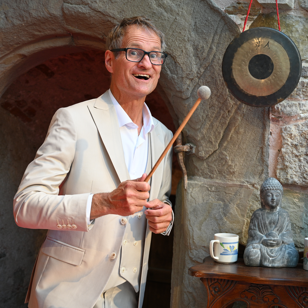 Udo Grunwald im St&uuml;ck Achtsam Morden im Toppler Theater in Rothenburg
