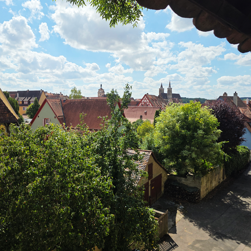 Sommer in Rothenburg ob der Tauber