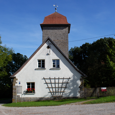 Das Brunnenhausmuseum mit Ochsentretanlage