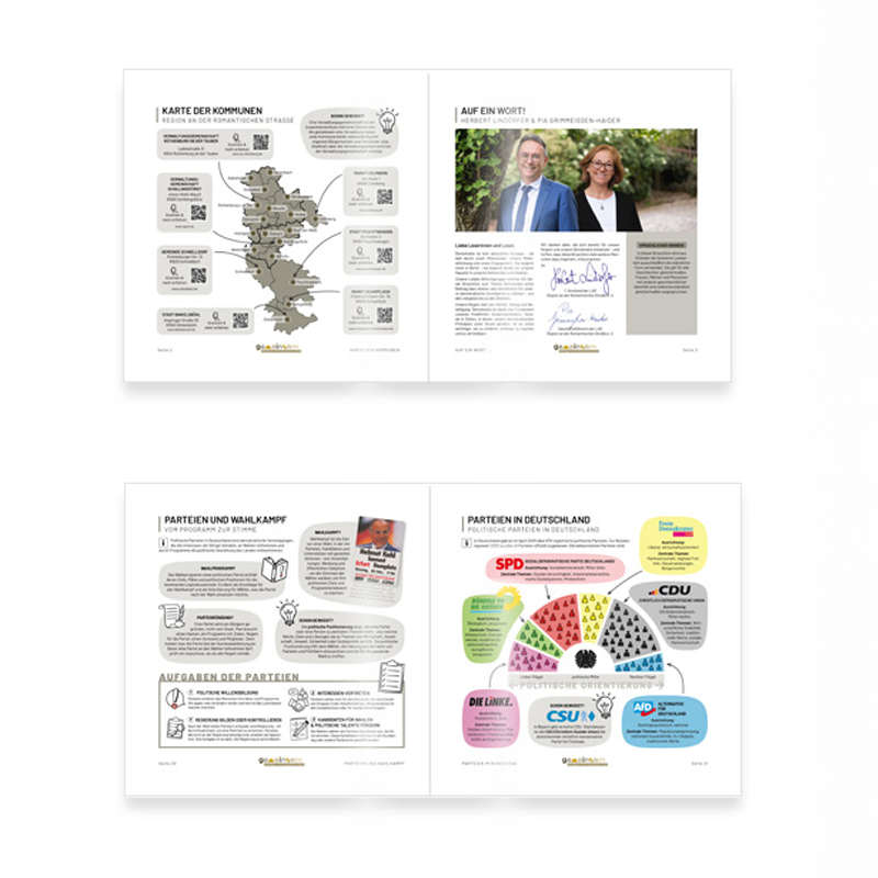 Demokratiebrosch&uuml;re der LAG Region an der Romantischen Stra&szlig;e