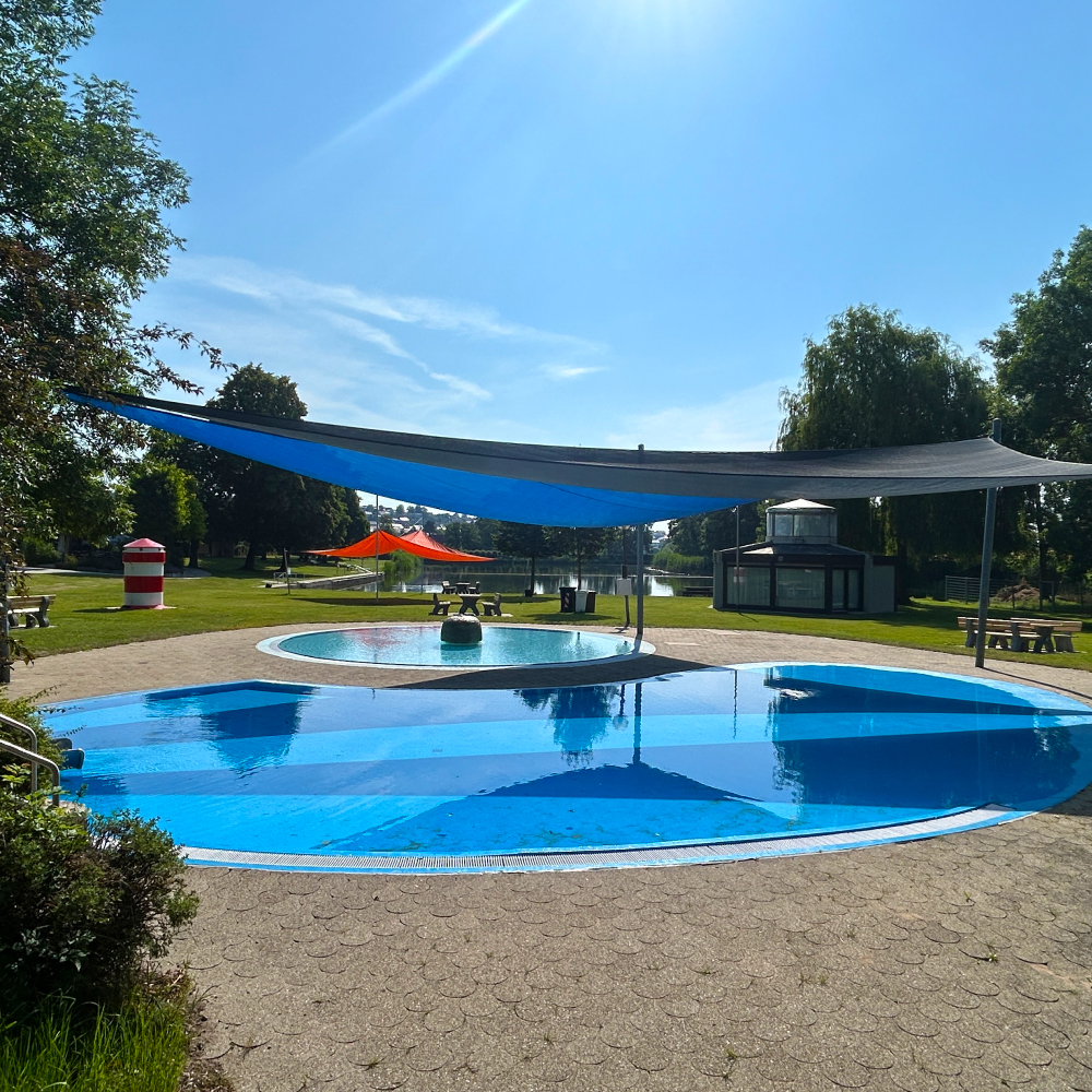 Kinderbereich im Freibad Feuchtwangen