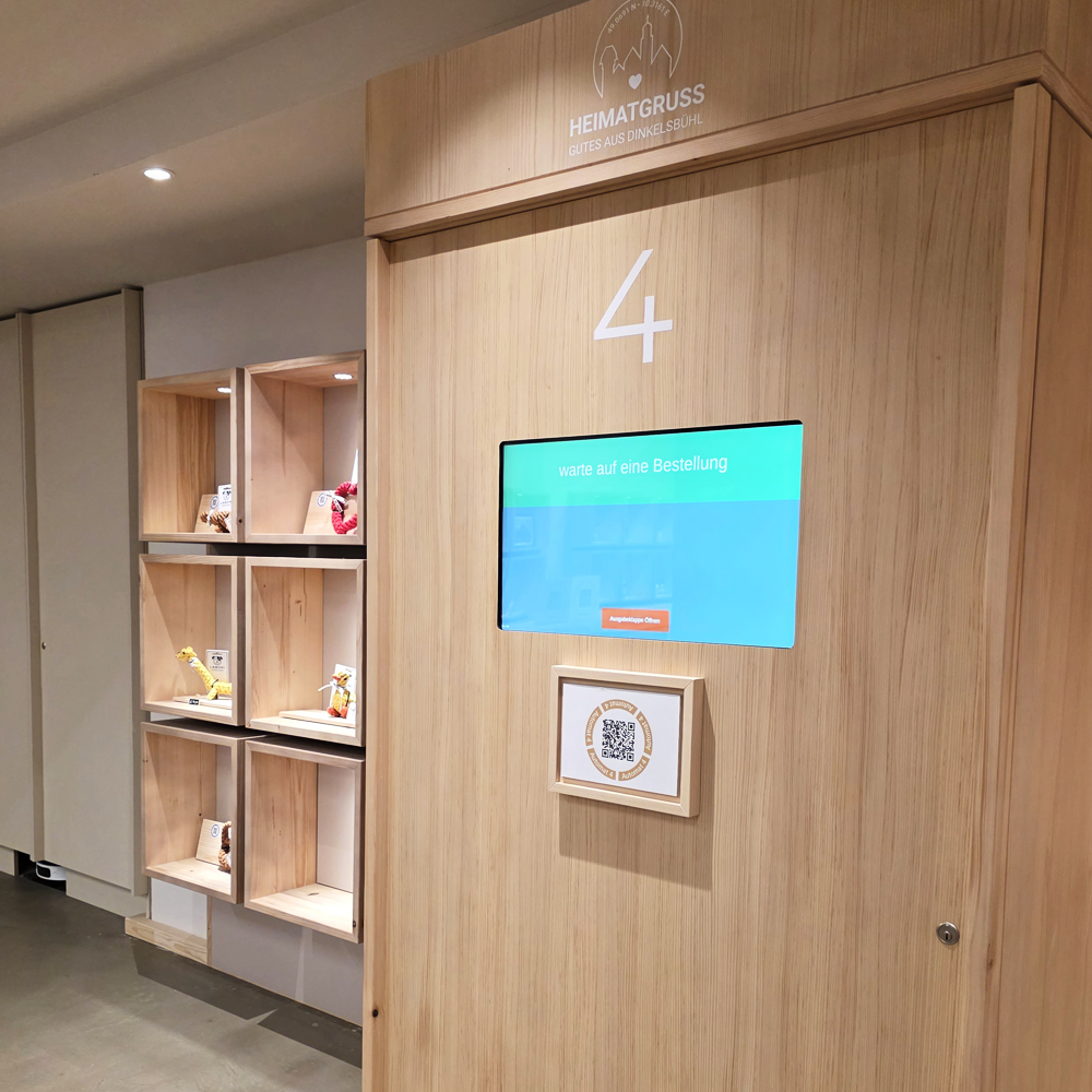 Ausgabeautomat im Heimatgruss in Dinkelsbühl