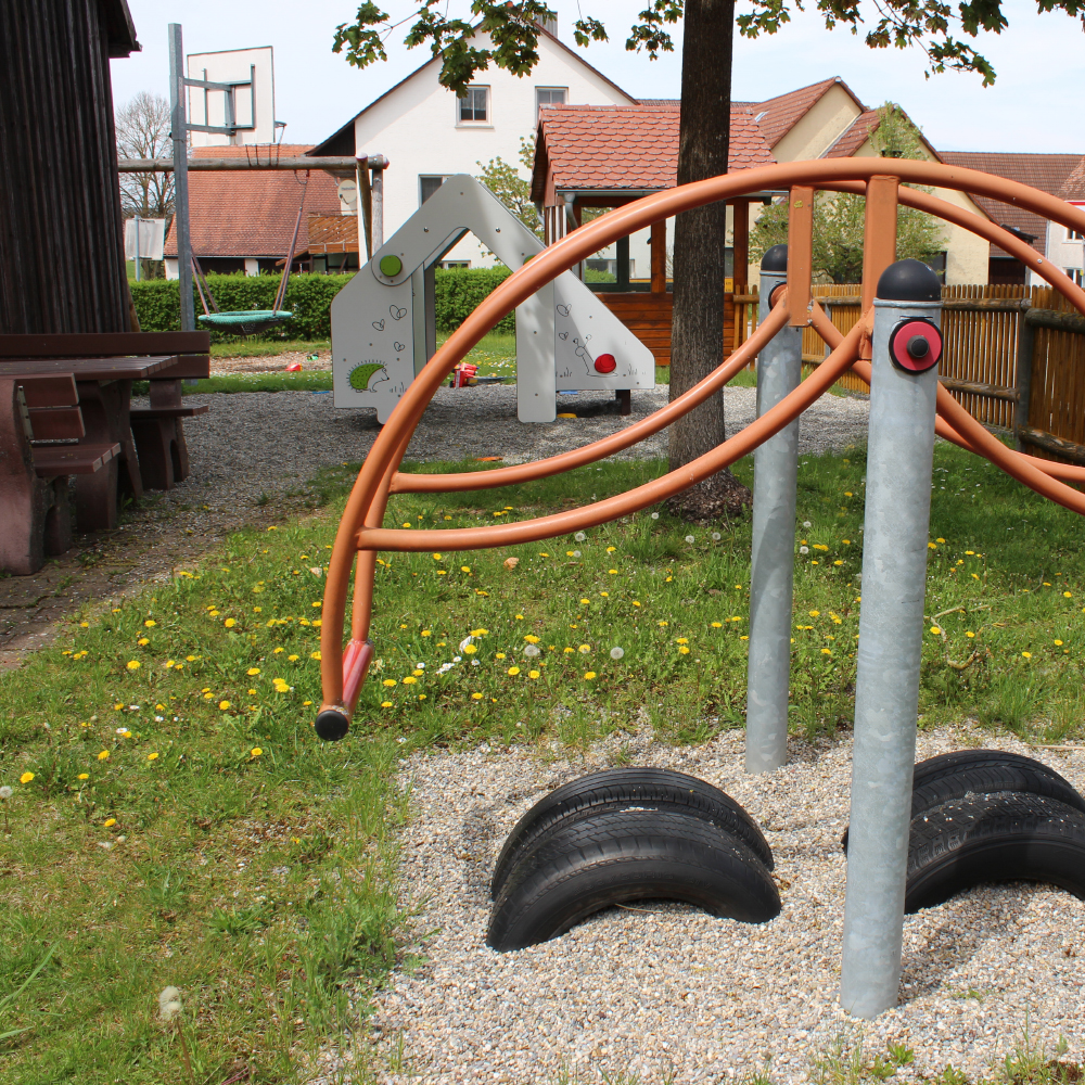 Spielplatz Hürbel, Geslau: Die Wippe