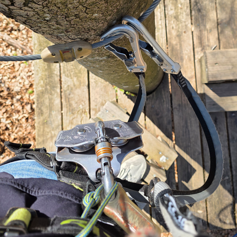 Sicherheit wird im Kletterwald Rothenburg ob der Tauber groß geschrieben!