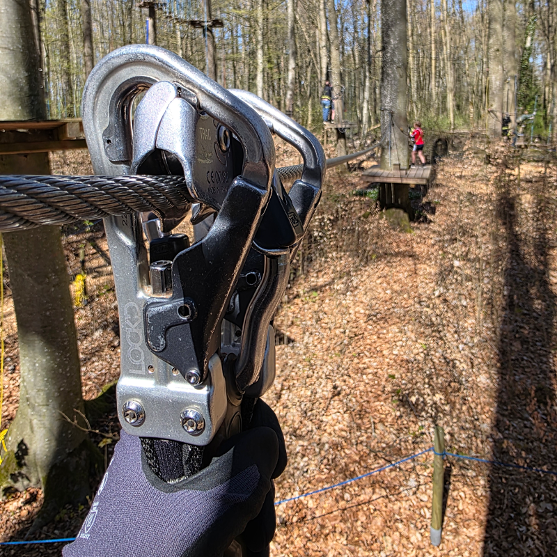 Mit Schwung zum nächsten Sicherungspunkt.