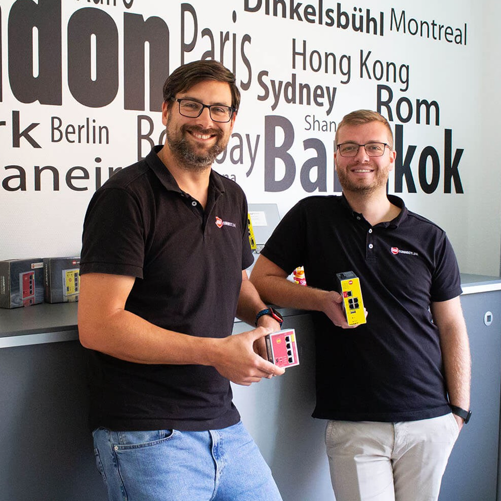 Timo Bednarek und Alexander Kamm vom MB connect line aus Dinkelsbühl