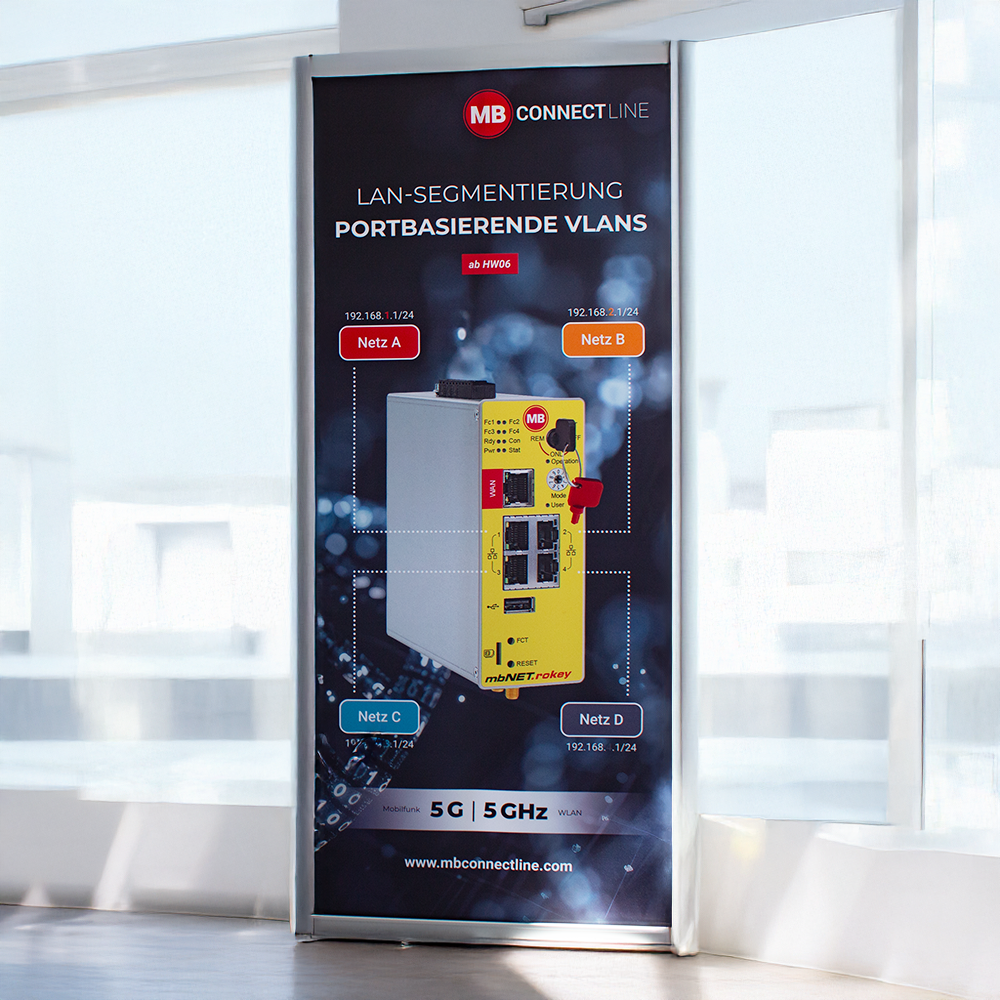 Aufsteller von MB connect line aus Dinkelsbühl