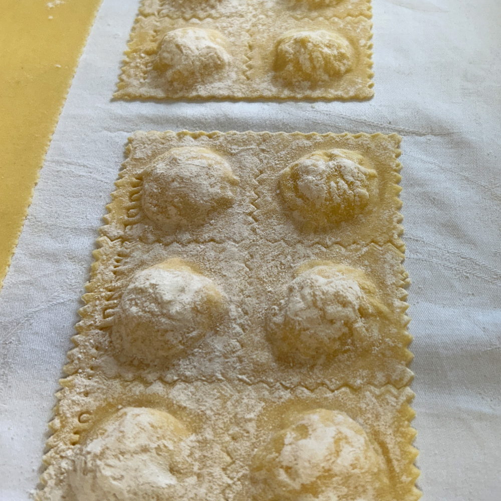 Fertige Ravioli aus der Nudelmanufaktur Dinkelsbühl