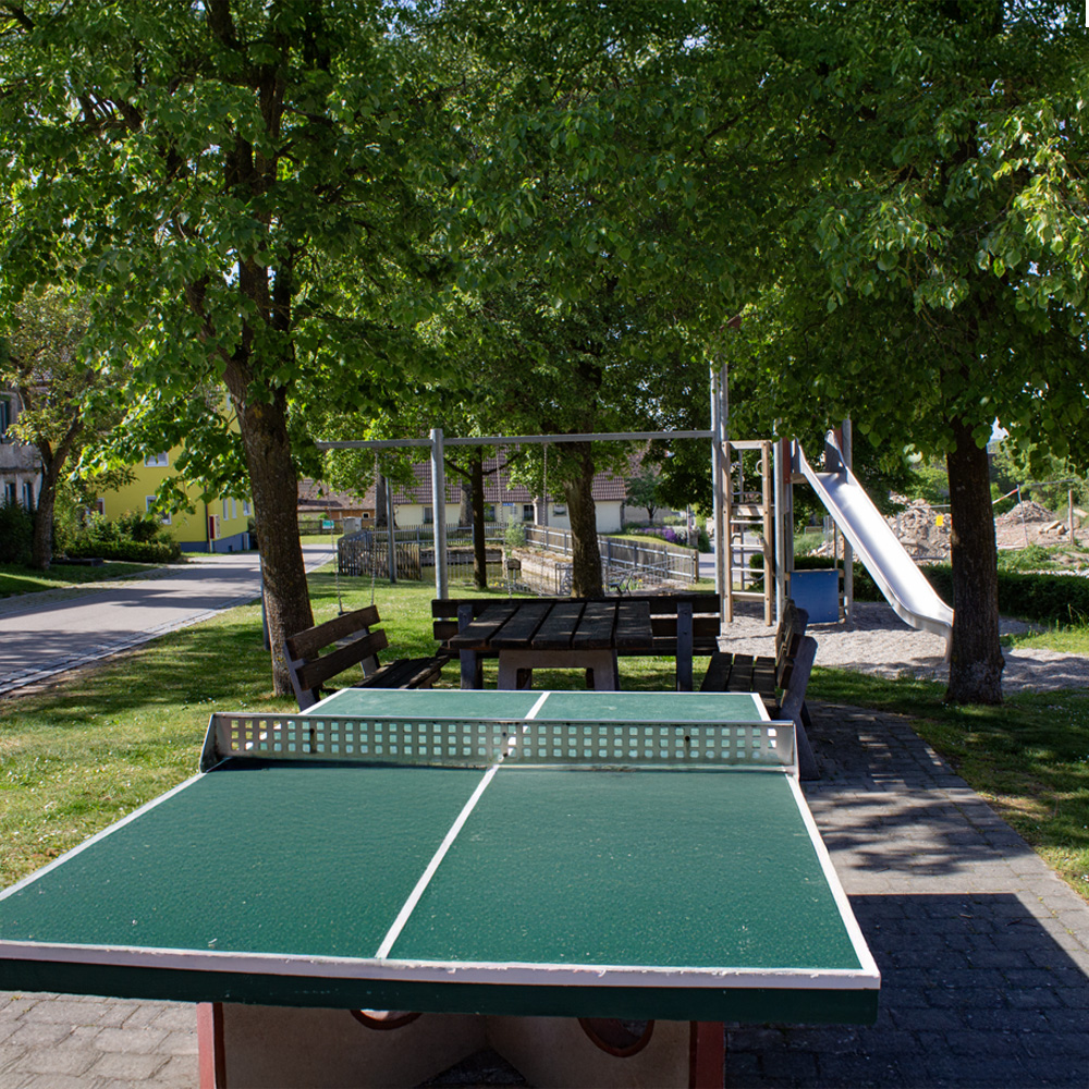 Übersicht über den Spielplatz in Preuntsfelden/ Windelsbach