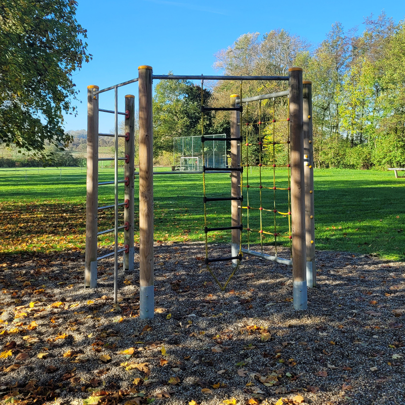 Spielplatz Kirnberg, Gebsattel: Das Klettergerüst