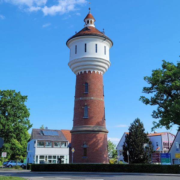 Das Wahrzeichen von Schillingsfürst: Der Wasserturm