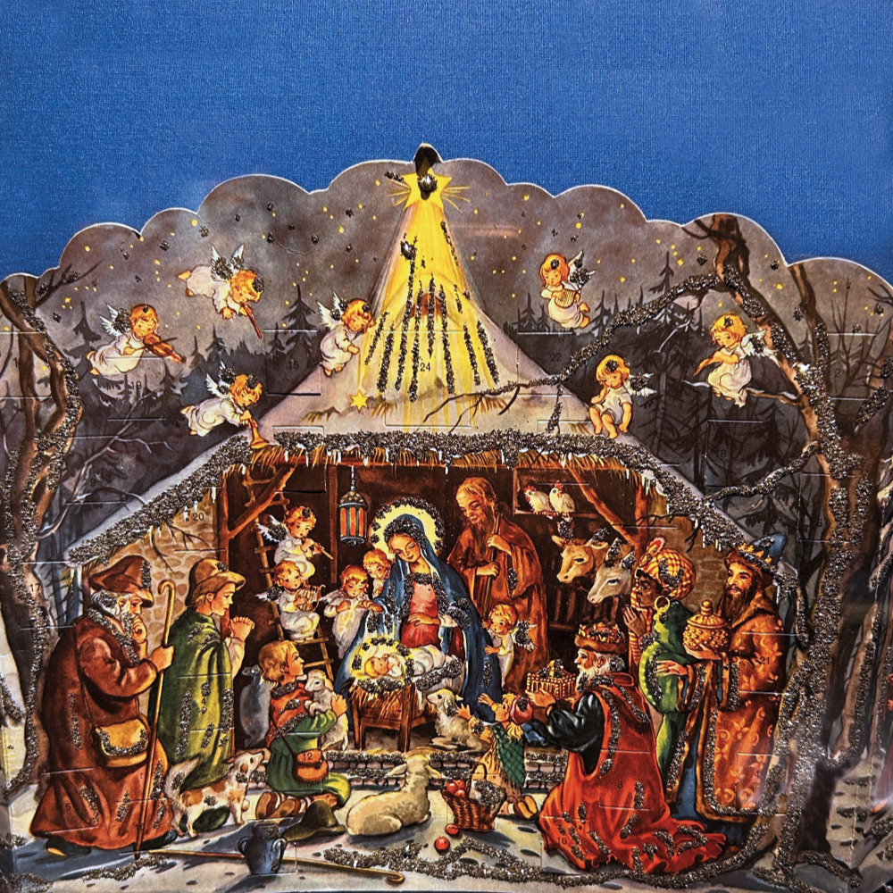 Adventskalender aus dem Weihnachtsmuseum in Rothenburg ob der Tauber