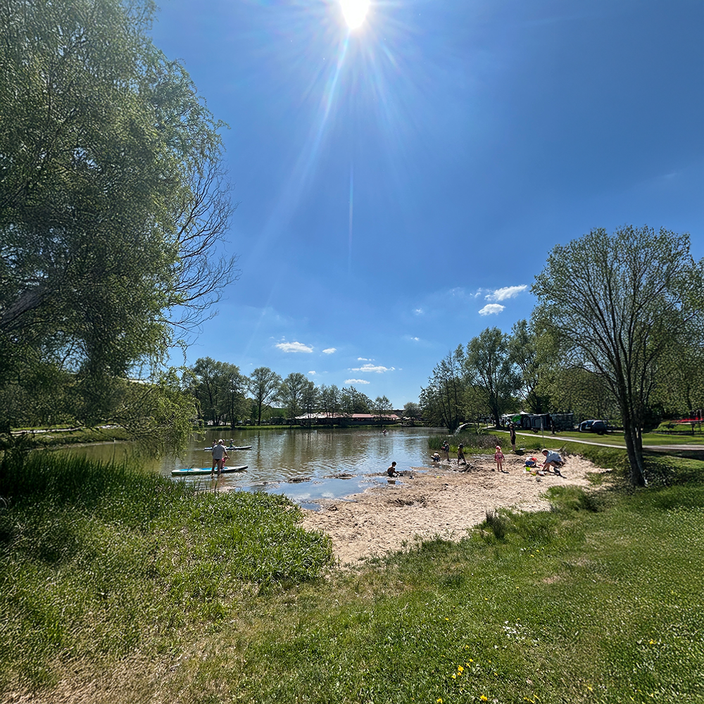 Frühlingssonne in Lauterbach am Weiher