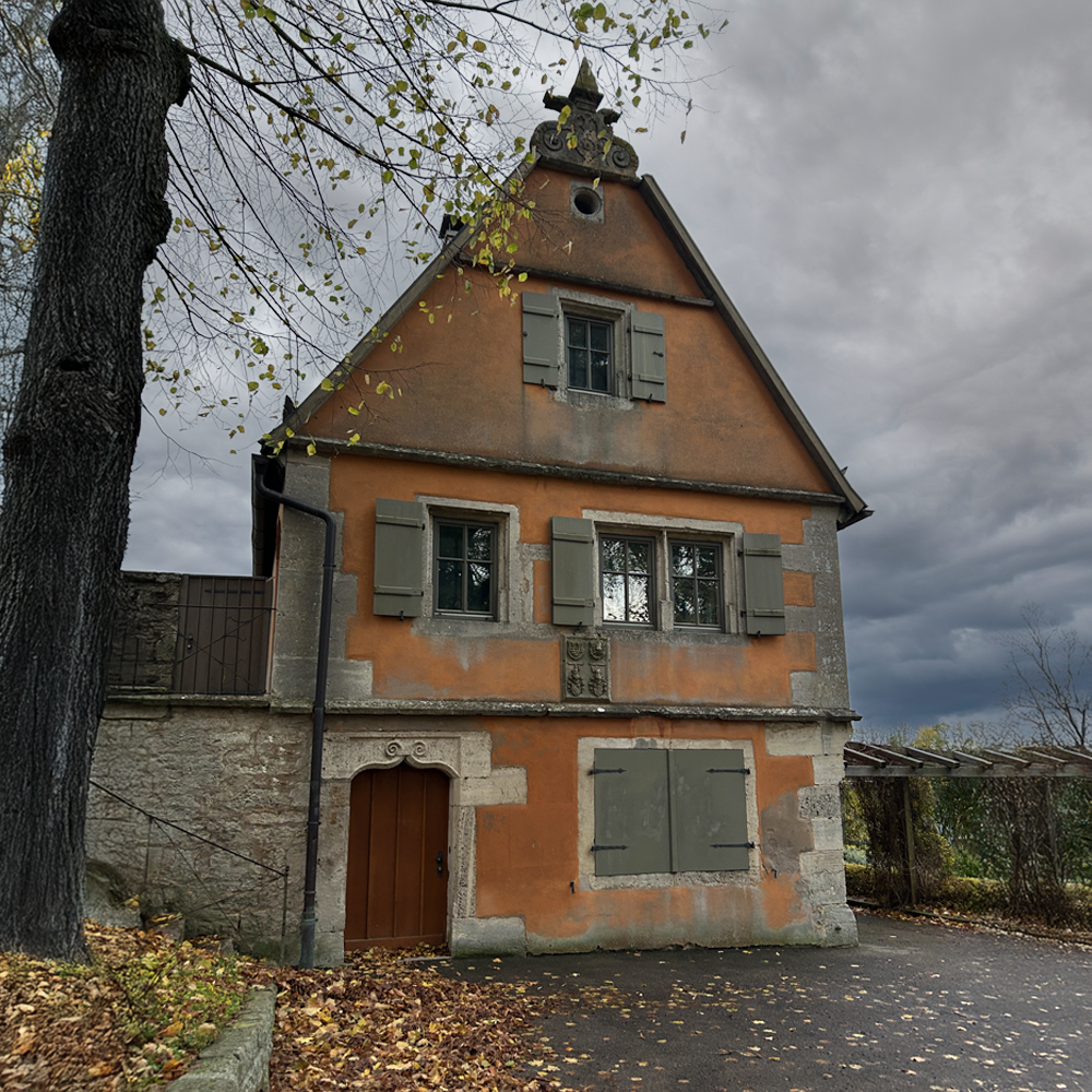 Herbst im Burggarten in Rothenburg ob der Tauber