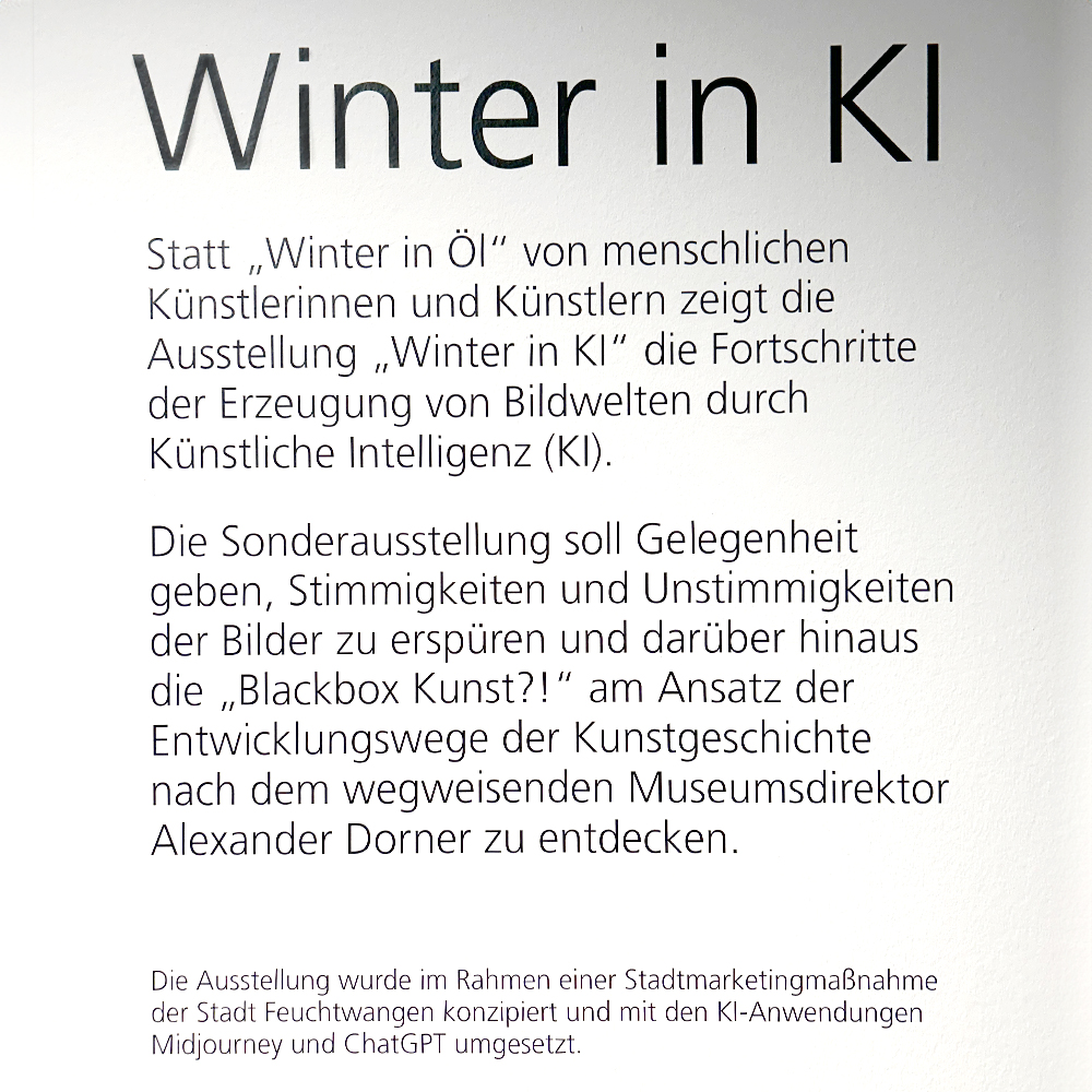 Information in der Sonderausstellung 